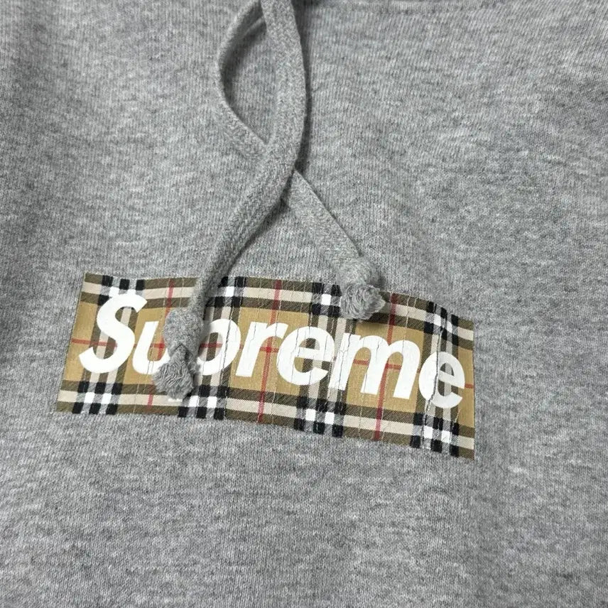 [BUNJANG] Supreme Burberry Hoodie 22SS / 슈프림 버버리 후드 22ss
