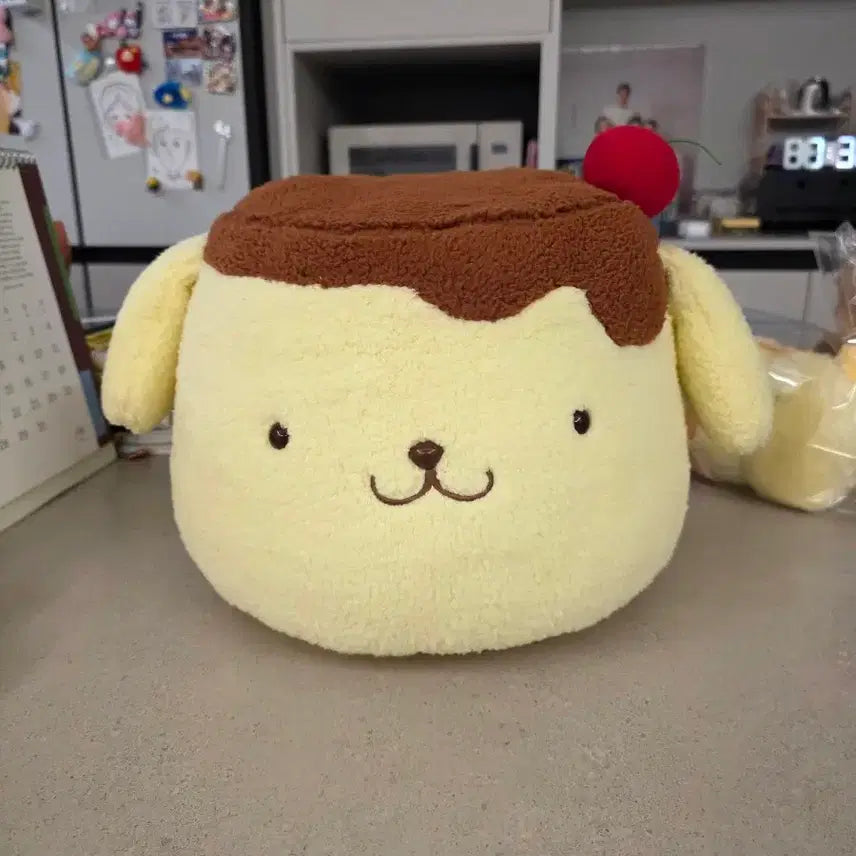 [BUNJANG] Sanrio Pompompurin Pudding Cushion / 산리오 폼폼푸린 폼푸 푸딩 쿠션