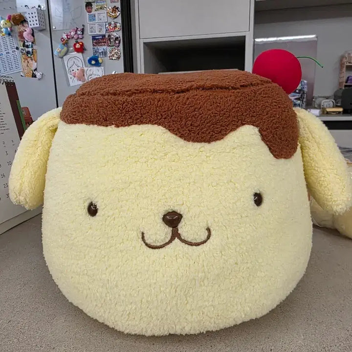 [BUNJANG] Sanrio Pompompurin Pudding Cushion / 산리오 폼폼푸린 폼푸 푸딩 쿠션