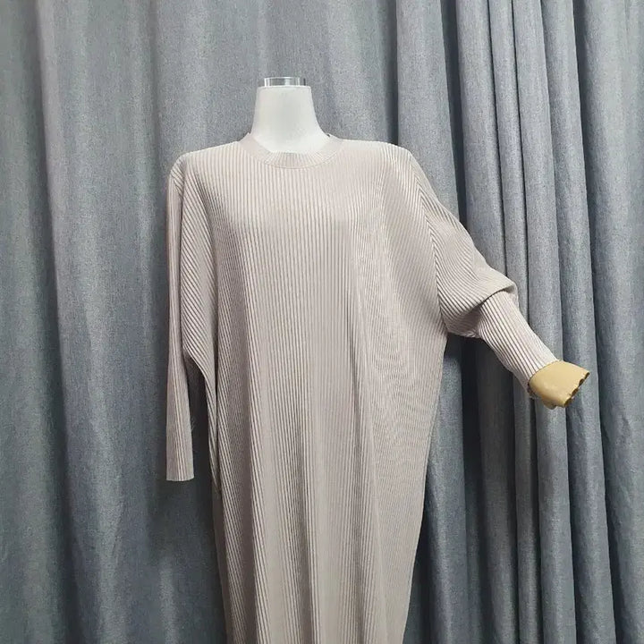 [BUNJANG] Pleated Maxi Dress / 플리츠 고급 맥시 원피스