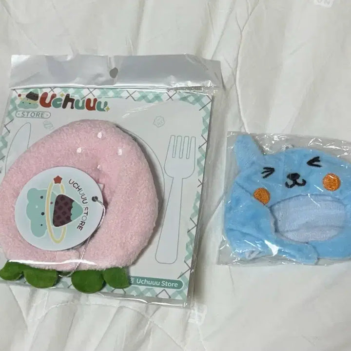 [BUNJANG] 10cm Strawberry &amp; Coo Doll Hat Set / 10cm 5cm 인형 딸기 쿠우 모자 일괄
