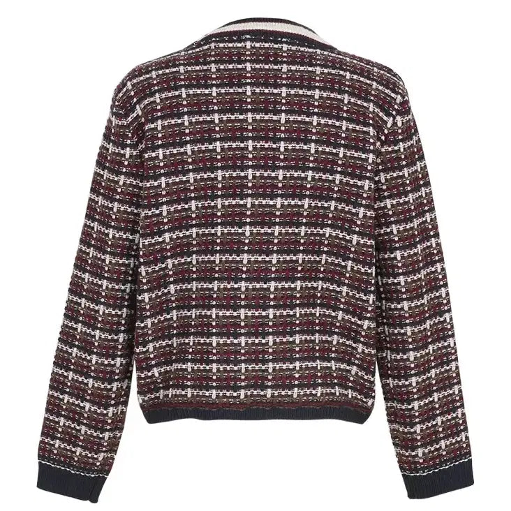 [BUNJANG] Roem Tweed Cardigan Burgundy M / (새상품) 로엠 트위트형 가디건 버건디컬러M사이즈