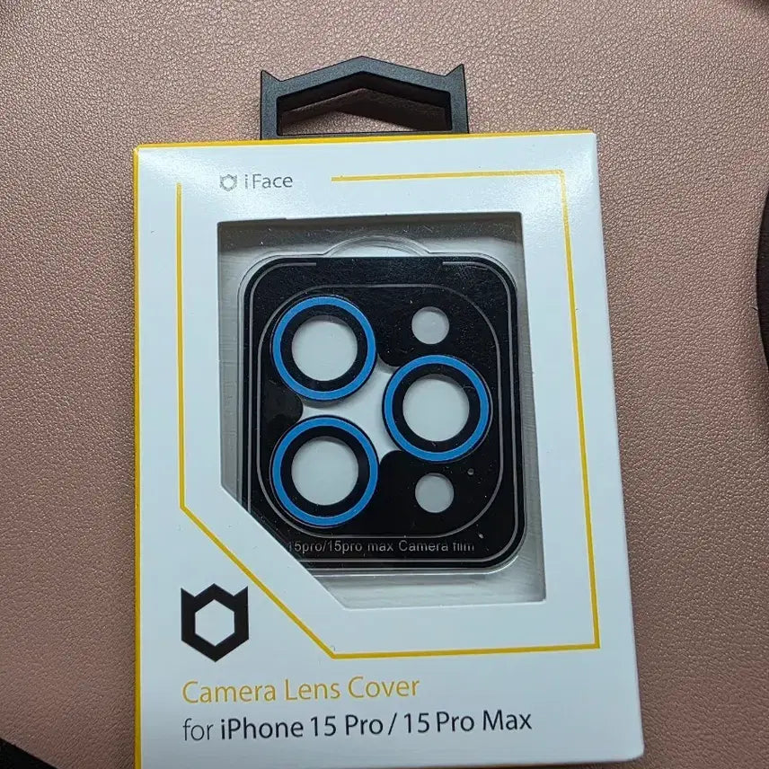 [BUNJANG] iFace iPhone 15 Pro/Pro Max Camera Protector (Glow-in-the-dark Blue) / iFace 15pro/promax 카메라 보호(야광블루)