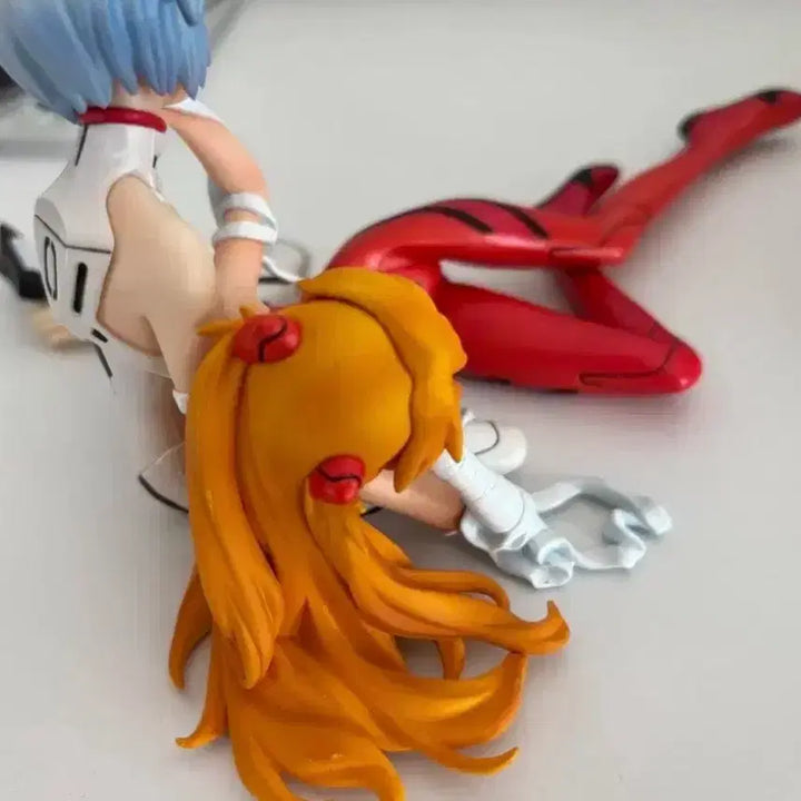 [BUNJANG] Kotobukiya Rei Ayanami &amp; Asuka Langley Twin Bandage Plugsuit Classic Figure / 에반게리온 코토부키야 레이 아스카 트윈 붕대 플러그수트 고전피규어