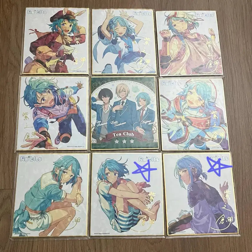 [BUNJANG] Ensemble Stars Hajime Acrylic Board Bundle Set (10 pieces) / 앙스타 하지메 색지 10장 일괄