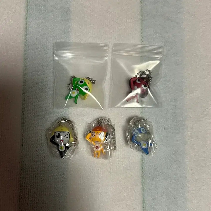 [BUNJANG] Sergeant Frog Keroro Gum Gacha Opaque Keychain Set / 개구리중사 케로로 구미 가챠 불투명 키링 타마마 기로로 쿠루루 도로로