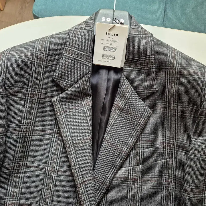 [BUNJANG] Solid Homme Check Blazer and Slacks Set / 솔리드옴므 체크 셋업(블레이저, 슬랙스)