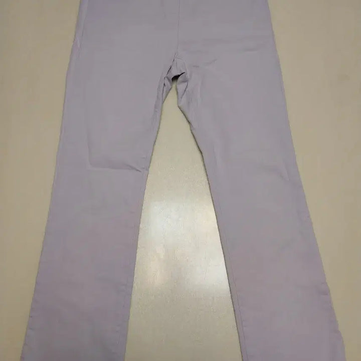 [BUNJANG] Lavender Cotton Semi Bootcut Pants / 연보라 코튼 세미 부츠컷 바지