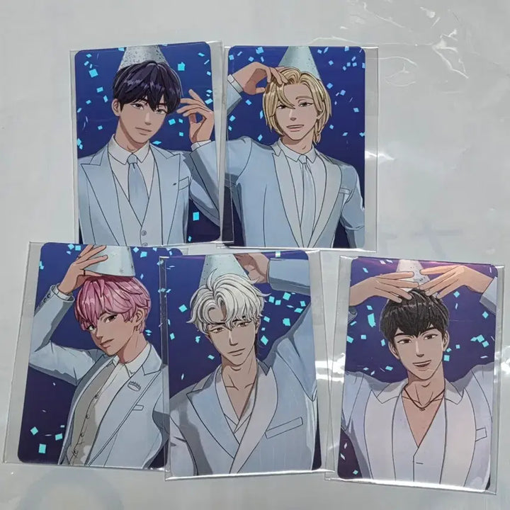 [BUNJANG] PlaYve 2nd Anniversary Popup Photocard &amp; Cake Postcard Bundle Set (Yejun, Noah, Bambi, Eunho, Hamin) / 일괄) 플레이브 2주년 팝업 포카+케이크 엽서특전 (예준노아밤비은호하민)