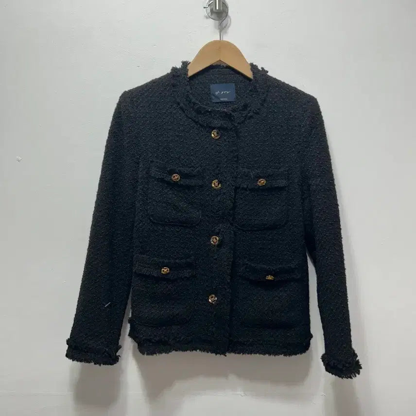 [BUNJANG] Siz by Siz Tweed Black Jacket (Size S) / 시즈 by 시 present 트위드 블랙 자켓 S