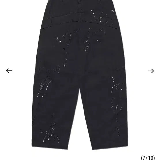 [BUNJANG] No Manual Painted Double Knee Pants / 노메뉴얼 페인티드 바지PAINTED DOUBLE KNEE PANTS