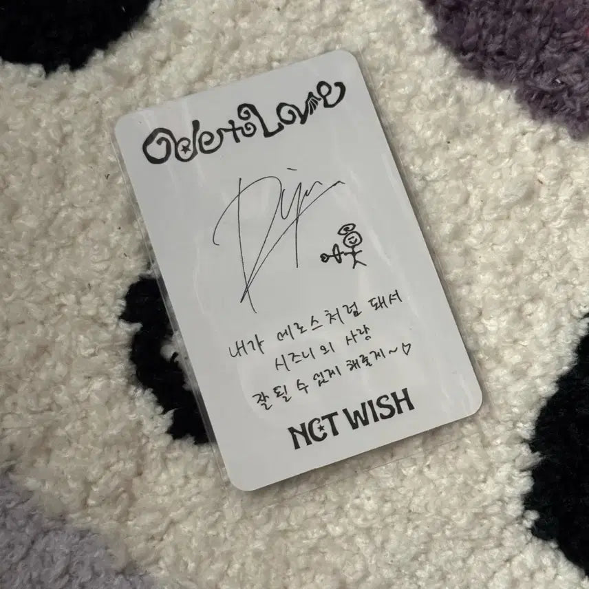 [BUNJANG] NCT WISH Eros Ryo Photocard / 엔시티위시 오드투러브 패키지 에로스 료포카