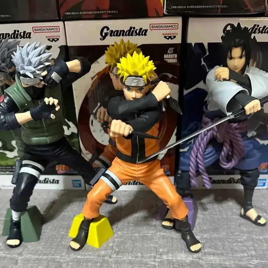 [BUNJANG] Grandista Naruto, Sasuke, Kakashi Figure Bundle Set / 일괄 그란디스타 나루토,사스케,카카시 피규어