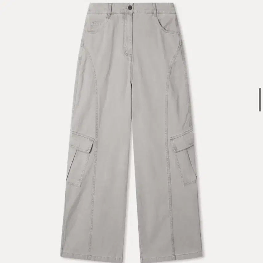 [BUNJANG] Mixxo Cotton Cargo Pants Grey / 미쏘 코튼 카고 팬츠 그레이