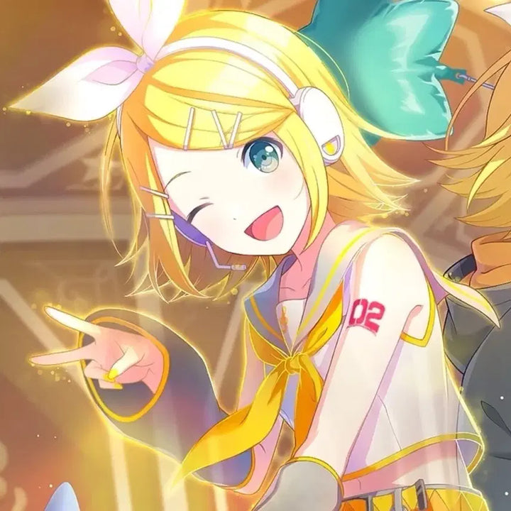 [BUNJANG] Kagamine Rin Cosplay Full Set / 프세카 보컬로이드 보카로 카가미네 린 코스프레 풀셋 판매