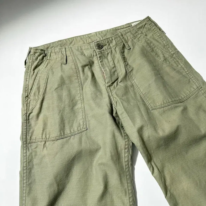 [BUNJANG] Orslow 3 Cinch Back Fatigue Pants / [3] Orslow 오어슬로우 신치백 퍼티그 팬츠