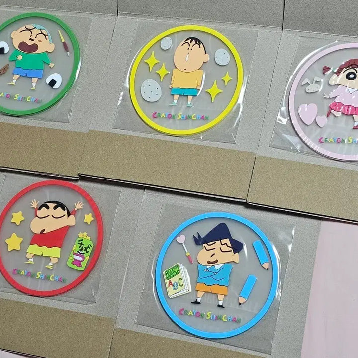 [BUNJANG] Crayon Shin-chan Unsealed Bundle Set Coasters / 짱구는못말려 코스터 세트 미개봉 일괄 판매