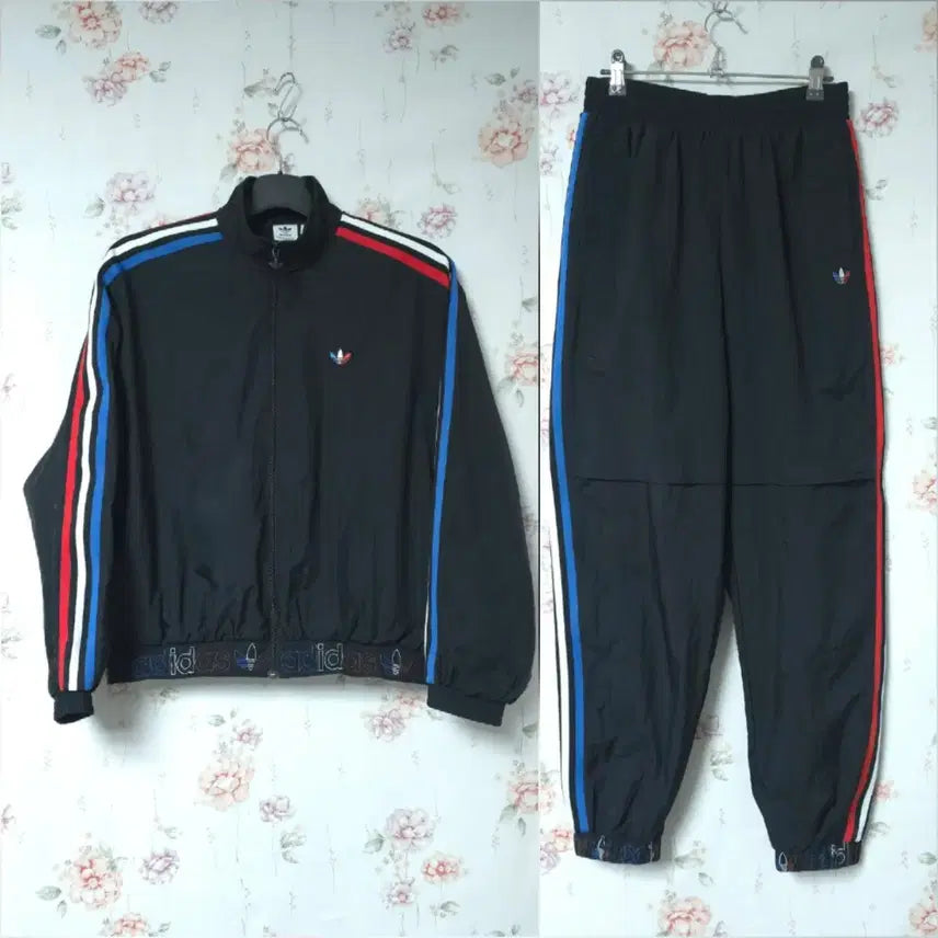 [BUNJANG] Adidas Training Tracksuit Set - Black, Size L / 공용L)아디다스 트레이닝 상하세트