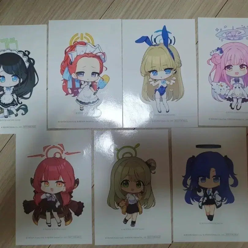 [BUNJANG] Blue Archive Shalle Store Purchase Benefit Sticker Bundle Set / 블루아카이브 샬레스토어 구매특전 스티커 일괄