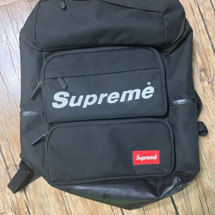 [BUNJANG] Supreme Black Backpack Bag / 슈프림 블랙 백팩 가방