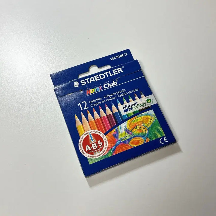 [BUNJANG] Staedtler Mini Colored Pencils Set (12 Colors) / 스태들러 스테들러 미니 색연필 12색 세트
