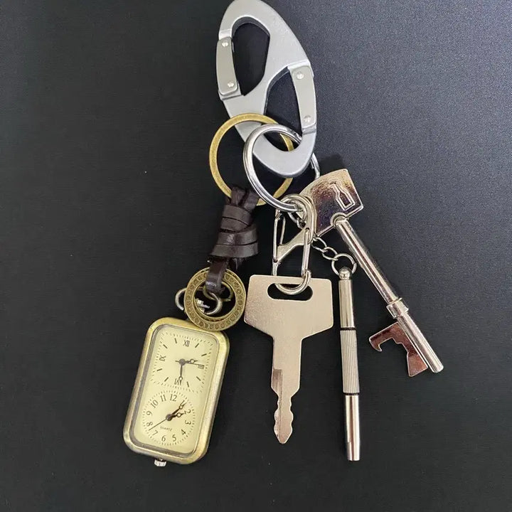 [BUNJANG] Vintage Watch Keychain with Multi-Tool / 빈티지 시계 키링