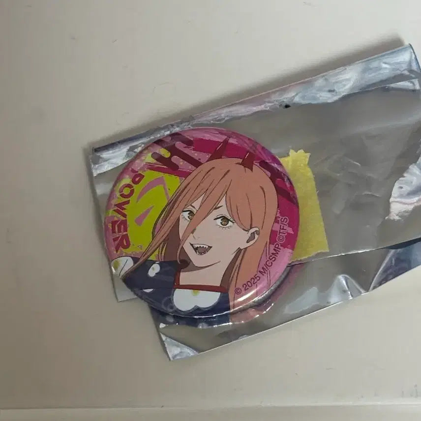 [BUNJANG] Chainsaw Man Power Omatsuri Mini Can Badge / 체인소맨 파워 오마츠리 미니 캔뱃지