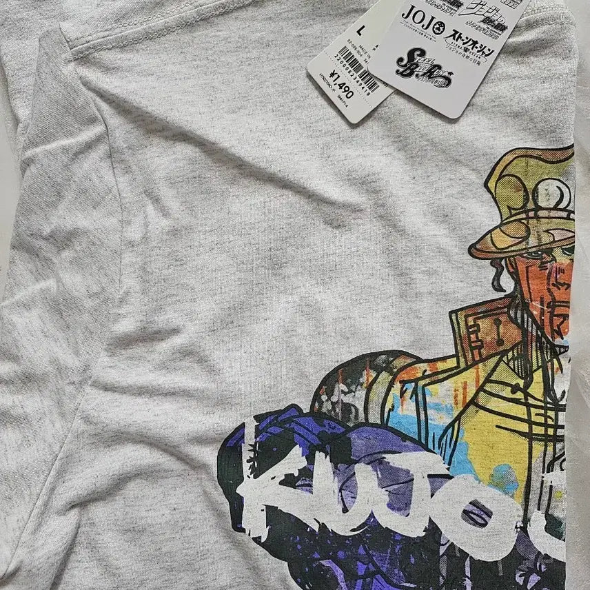 [BUNJANG] GU JoJo Collaboration T-Shirt / GU 죠죠 콜라보 티셔츠.바로배송