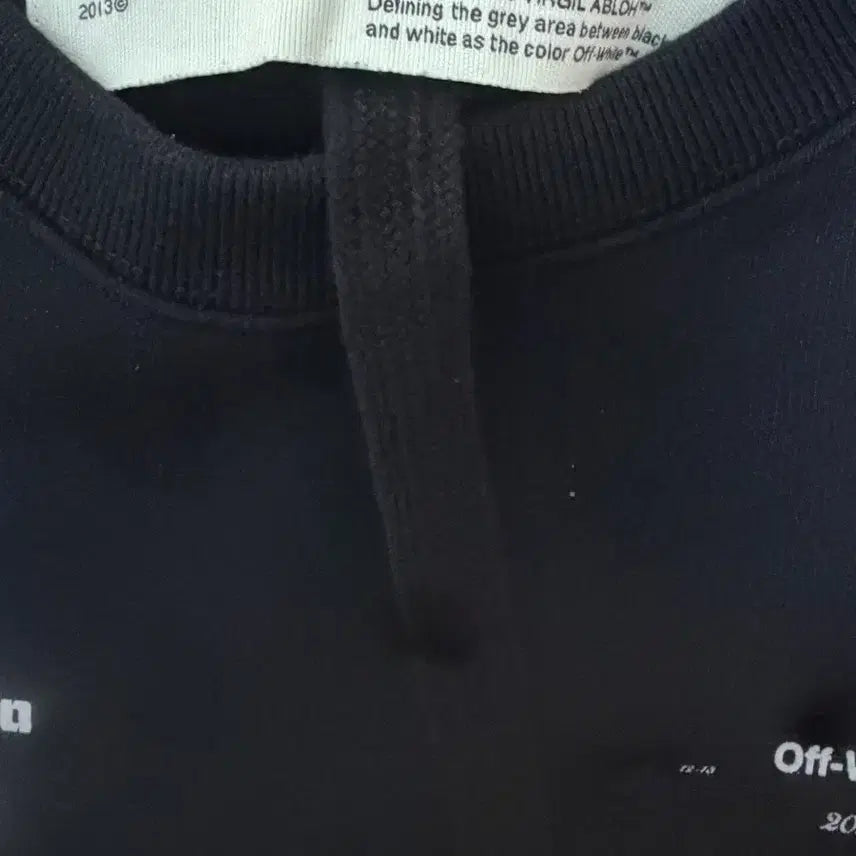 [BUNJANG] Off-White Incompiuto Pictogram Sweatshirt - Medium / Off-white Incompiuto 픽토그램 맨투맨 m