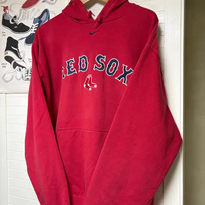 [BUNJANG] Nike Boston Red Sox Hoodie (L) / 나이키 보스턴레드삭스 후드(L)