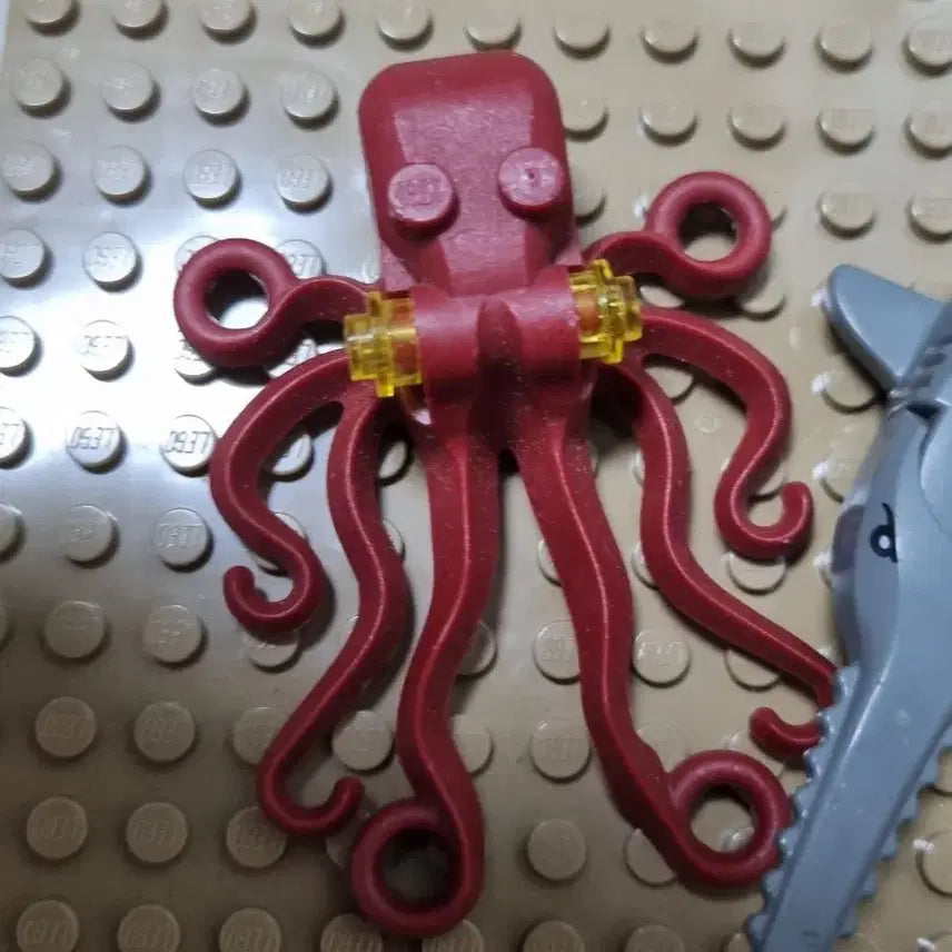 [BUNJANG] Lego Octopus Shark Minifigure Bundle Set / 레고 문어 톱상어 미니피규어 일괄