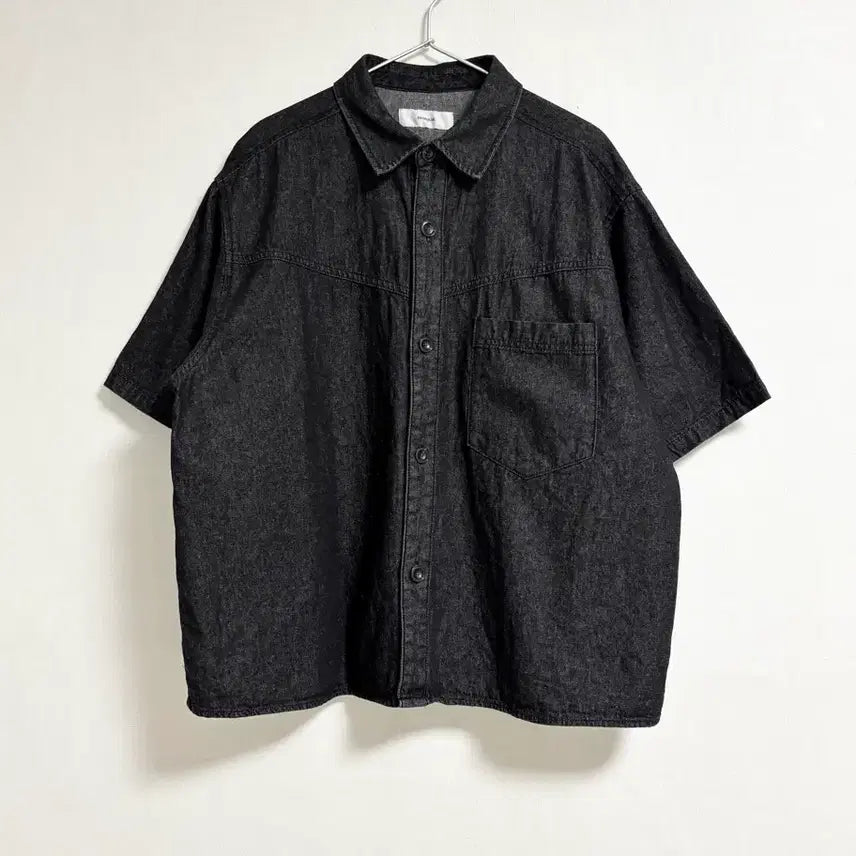 [BUNJANG] Rage Blue Oversized Denim Shirt / 오버사이즈 데님셔츠