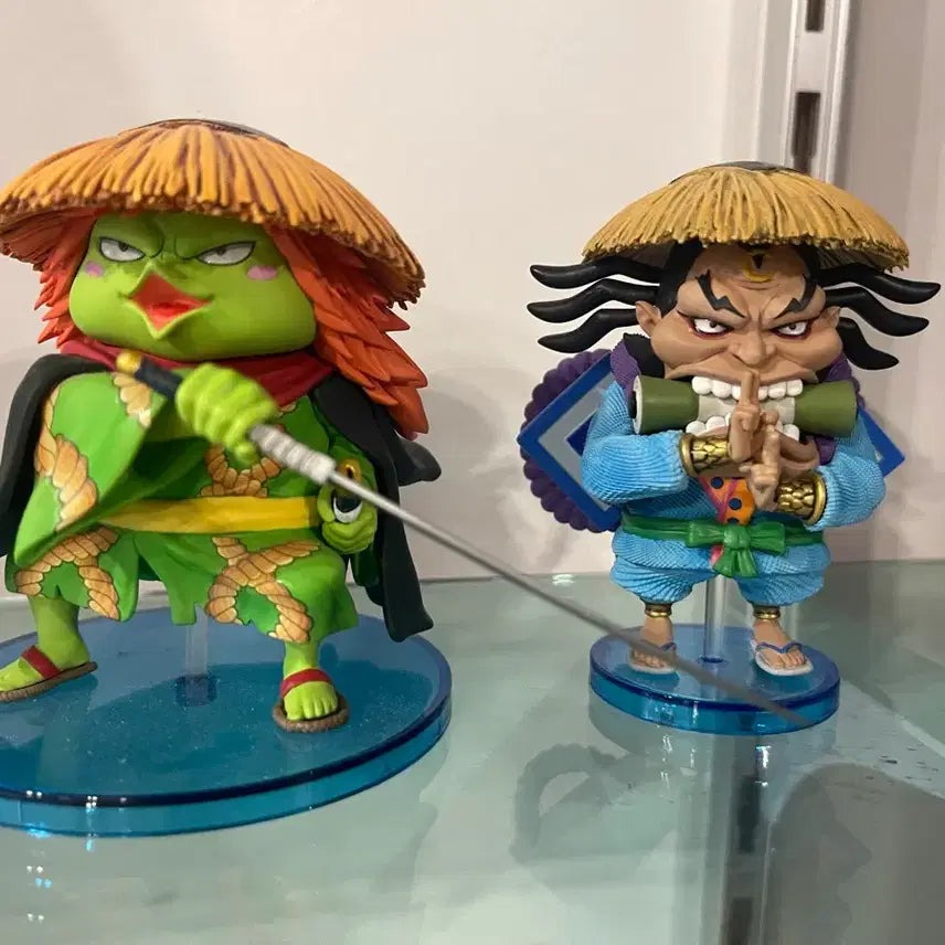 [BUNJANG] One Piece World Collectable Figure - Kawamatsu &amp; Raizo Resin Bundle Set / 원피스 월콜 레진 카와마츠 라이조 일괄