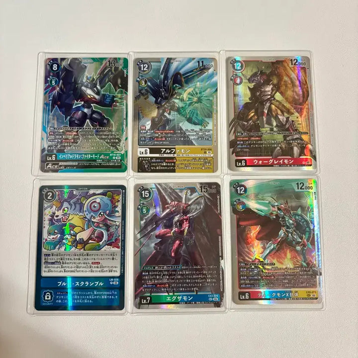 [BUNJANG] Digimon Card Game - Dukemon X Antibody, Examon, WarGreymon, Alphamon, EmperorDragon, Blue Scramble / 디지몬카드 듀크몬X항체 블루 스크램블 워그레이몬 알파몬 황제드라몬