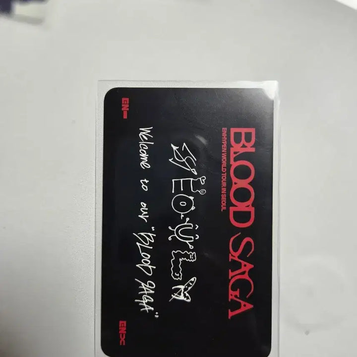 [BUNJANG] Enhypen Ni-ki Blood Type: Carnival Engine Zone Photocard / 엔하이픈 니키 블러드사가 엔진존 포카