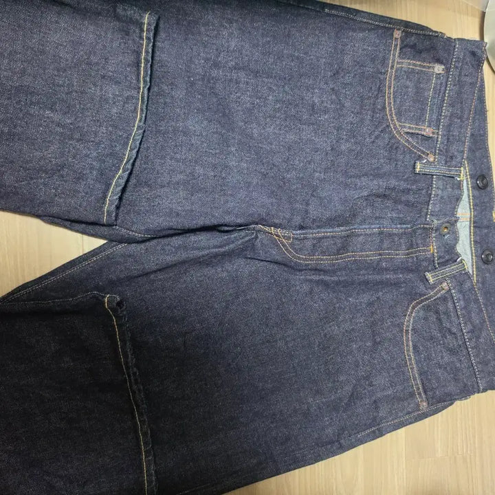 [BUNJANG] Blacksign 22512 Regular Fit Jeans - Size 4 / 진청 데님 청바지 블랙사인 22512 데님팬츠 사이즈 4