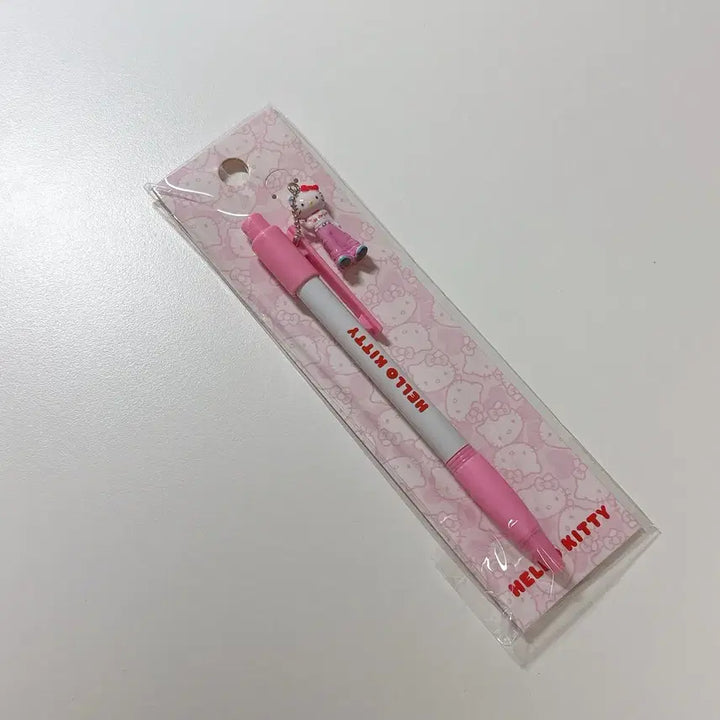 [BUNJANG] Hello Kitty Long Leg Ballpoint Pen with Strap / 롱다리 키티 볼펜 (키링, 헬로키티 문방구, 헬로키티 스트랩)