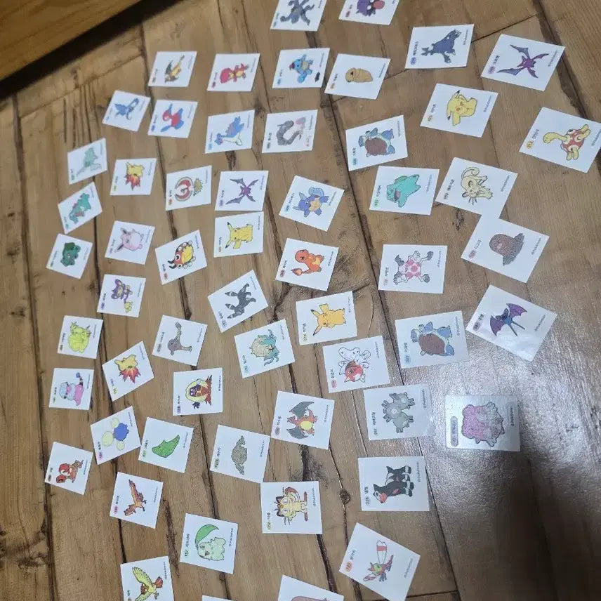 [BUNJANG] Pokemon Sticker Collection / 포켓몬 띠부띠부씰 모음