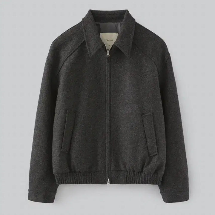 [BUNJANG] Favega Gusto Wool Blouson Jacket Charcoal / (2) 파브레가 구스토 울 블루종 자켓 차콜