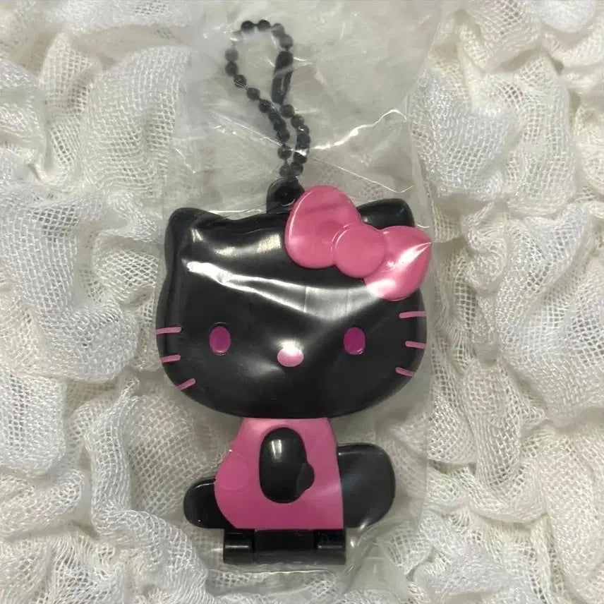 [BUNJANG] Sanrio Hello Kitty Mirror Collection Keychain Black Kitty / 2주 내 출고/산리오) 헬로키티 미러 거울 컬렉션 키링 블랙키티