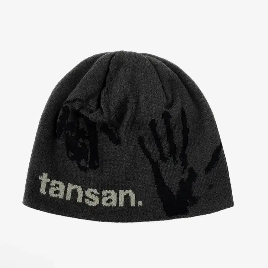 [BUNJANG] Magnesium Jacquard Hand Grip Beanie (Charcoal) / 새상품 / 탄산마그네슘 자카드 핸드 그립 비니 (차콜)