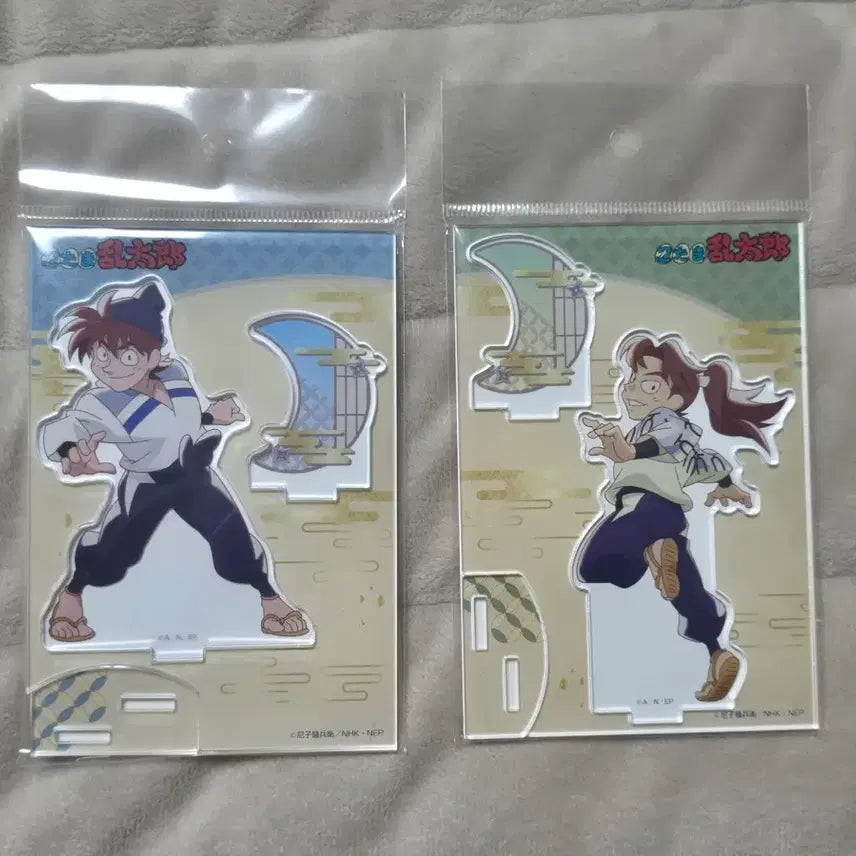 [BUNJANG] Nintama Rantarou Docho Kin (Docho Kin) Hanusuke Doi, Rikichi Yamada Vintage Acrylic Standee / 닌타마 란타로 도최군 도이 한스케 야마다 리키치 빈티지 아크릴