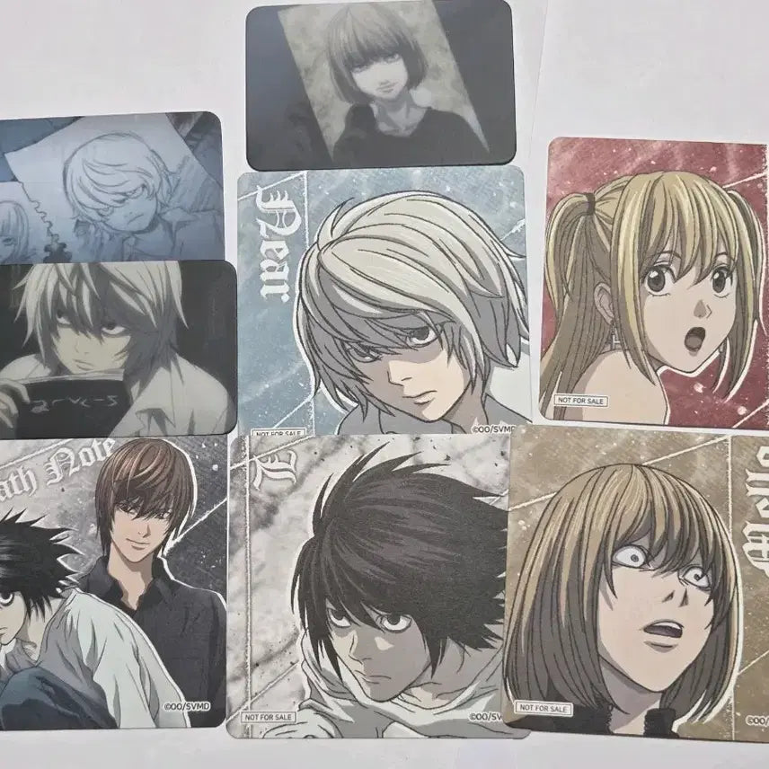 [BUNJANG] Death Note Collaboration Cafe Coaster, Photocard / 데스노트 콜라보 카페 코스터, 포토카드