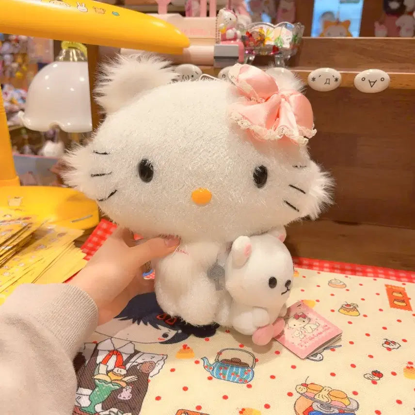 [BUNJANG] Sanrio Charmmy Kitty &amp; Hamster Doll Set / 고전 산리오 챠미키티 슈가 햄스터 세트 인형