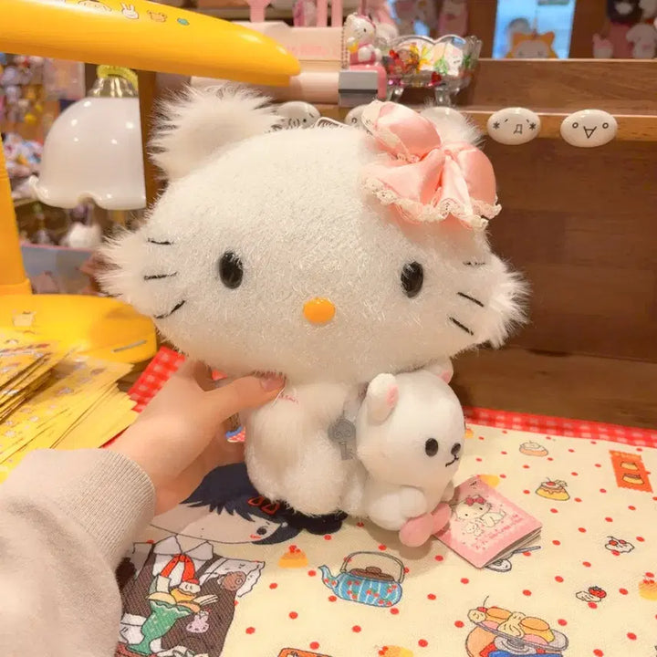 [BUNJANG] Sanrio Charmmy Kitty &amp; Hamster Doll Set / 고전 산리오 챠미키티 슈가 햄스터 세트 인형