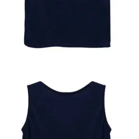 [BUNJANG] Sleeveless U-Neck Button Tank Top / 에이블리 레이어드 스니크 유넥 단추 나시
