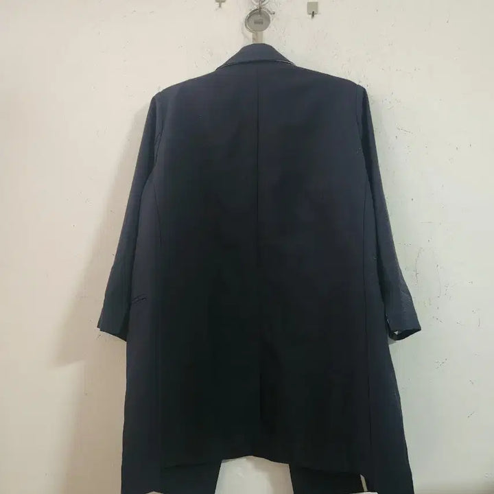 [BUNJANG] Navy Double-Button Jacket / 네이비 더블 버튼 자켓
