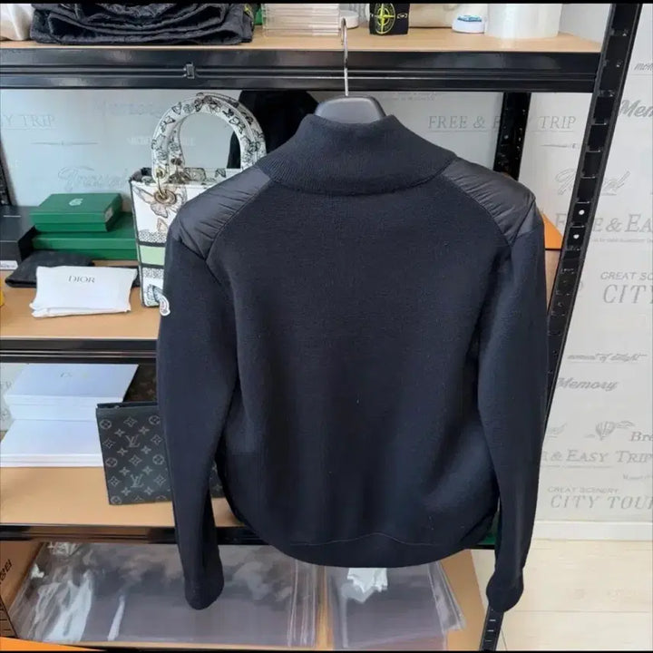[BUNJANG] Moncler Knit Puffer Jacket Black M / 몽클레어 니트패딩 m