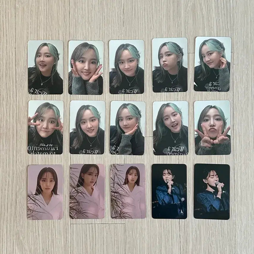 [BUNJANG] Younha 15-Type Full Set Pop-Up Trade Card / 윤하 팝업 트레이드카드 포카 전종