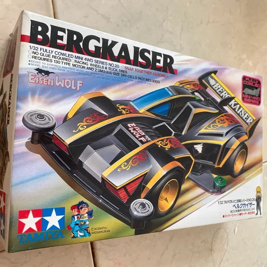[BUNJANG] Tamiya Berge Kaiser Mini 4WD Model 19420 / 초판)당시물 타미야 베르크 카이저 미니카 19420  미니사구